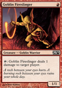 Goblin Fireslinger - Magic 2012