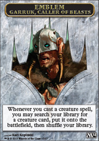 Emblem Garruk, Caller of Beasts - 