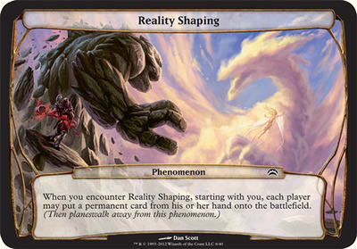 Reality Shaping - Planechase 2012