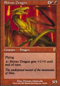 Shivan Dragon - 7th Edition