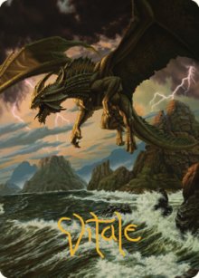Ancient Bronze Dragon - Art 2 - Commander Legends: Battle for Baldur's Gate - Art Series