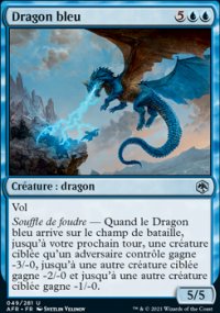 Dragon bleu - 
