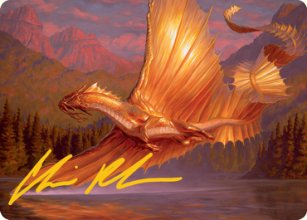 Adult Gold Dragon - Art - 