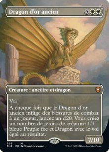 Dragon d'or ancien - 