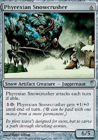 Phyrexian Snowcrusher - Coldsnap