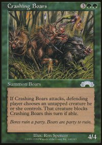 Crashing Boars - 