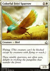 Colorful Feiyi Sparrow - 