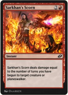 Sarkhan's Scorn - 