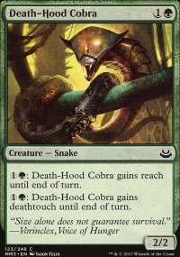 Cobra  camail de mort - 