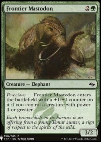 Mastodonte des frontires - 