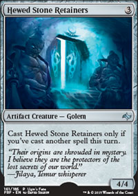 Hewed Stone Retainers - 