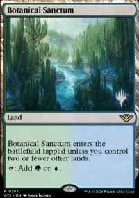 Botanical Sanctum - Planeswalker symbol stamped promos