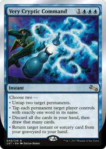 Very Cryptic Command 2 - Unstable