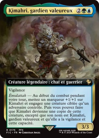 mtg final fantasy kimahri Magic The Gathering - Universes Beyond - Kimahri Painting -Continuing my FFX