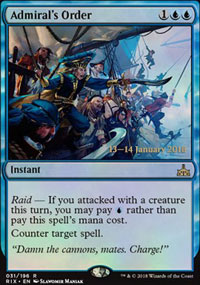 Admiral's Order - Prerelease Promos