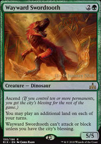 Wayward Swordtooth - Prerelease Promos