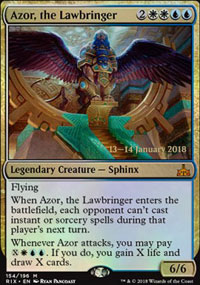 Azor, the Lawbringer - Prerelease Promos