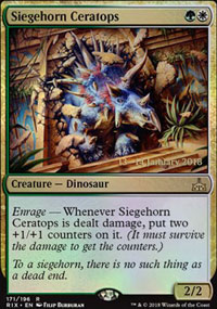 Siegehorn Ceratops - Prerelease Promos