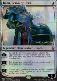 Karn, Scion of Urza - Prerelease Promos