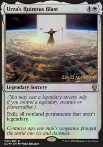 Salve dsastreuse d'Urza - Prerelease Promos