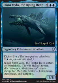 Slinn Voda, the Rising Deep - Prerelease Promos