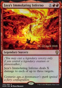 Jaya's Immolating Inferno - 