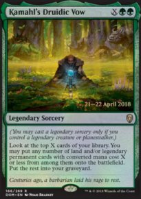 Kamahl's Druidic Vow - Prerelease Promos