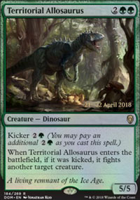 Territorial Allosaurus - Prerelease Promos