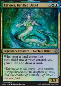 Tatyova, Benthic Druid - Prerelease Promos