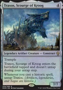 Traxos, Scourge of Kroog - Prerelease Promos