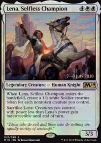 Lena, Selfless Champion - Prerelease Promos