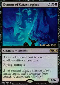 Demon of Catastrophes - Prerelease Promos