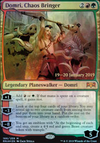 Domri, Chaos Bringer - Prerelease Promos