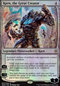 Karn, the Great Creator - Prerelease Promos