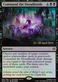 Command the Dreadhorde - Prerelease Promos