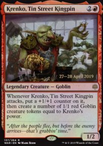 Krenko, Tin Street Kingpin - Prerelease Promos