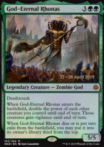 God-Eternal Rhonas - Prerelease Promos