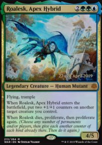 Roalesk, hybride du znith - Prerelease Promos