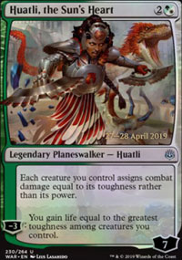 Huatli, the Sun's Heart - Prerelease Promos