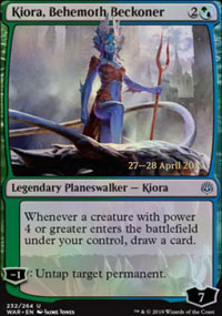 Kiora, Behemoth Beckoner - Prerelease Promos