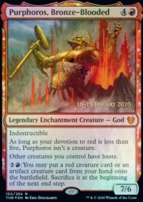 Purphoros, Bronze-Blooded - Prerelease Promos