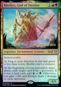 Klothys, God of Destiny - Prerelease Promos