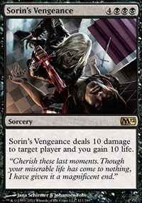 Vengeance selon Sorin - 