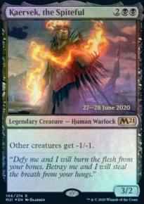 Kaervek, the Spiteful - Prerelease Promos