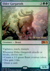 Elder Gargaroth - Prerelease Promos