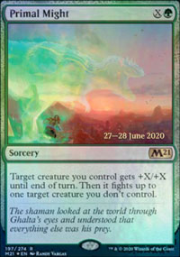 Primal Might - Prerelease Promos