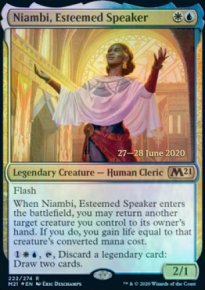 Niambi, Esteemed Speaker - Prerelease Promos