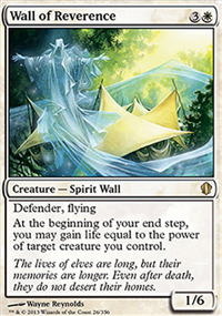 Wall of Reverence - Commander 2013
