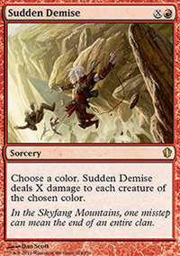 Sudden Demise - Commander 2013