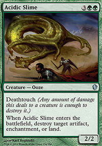 Acidic Slime - Commander 2013